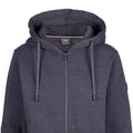 Navy - Side - Trespass Womens-Ladies Erie Marl Hoodie