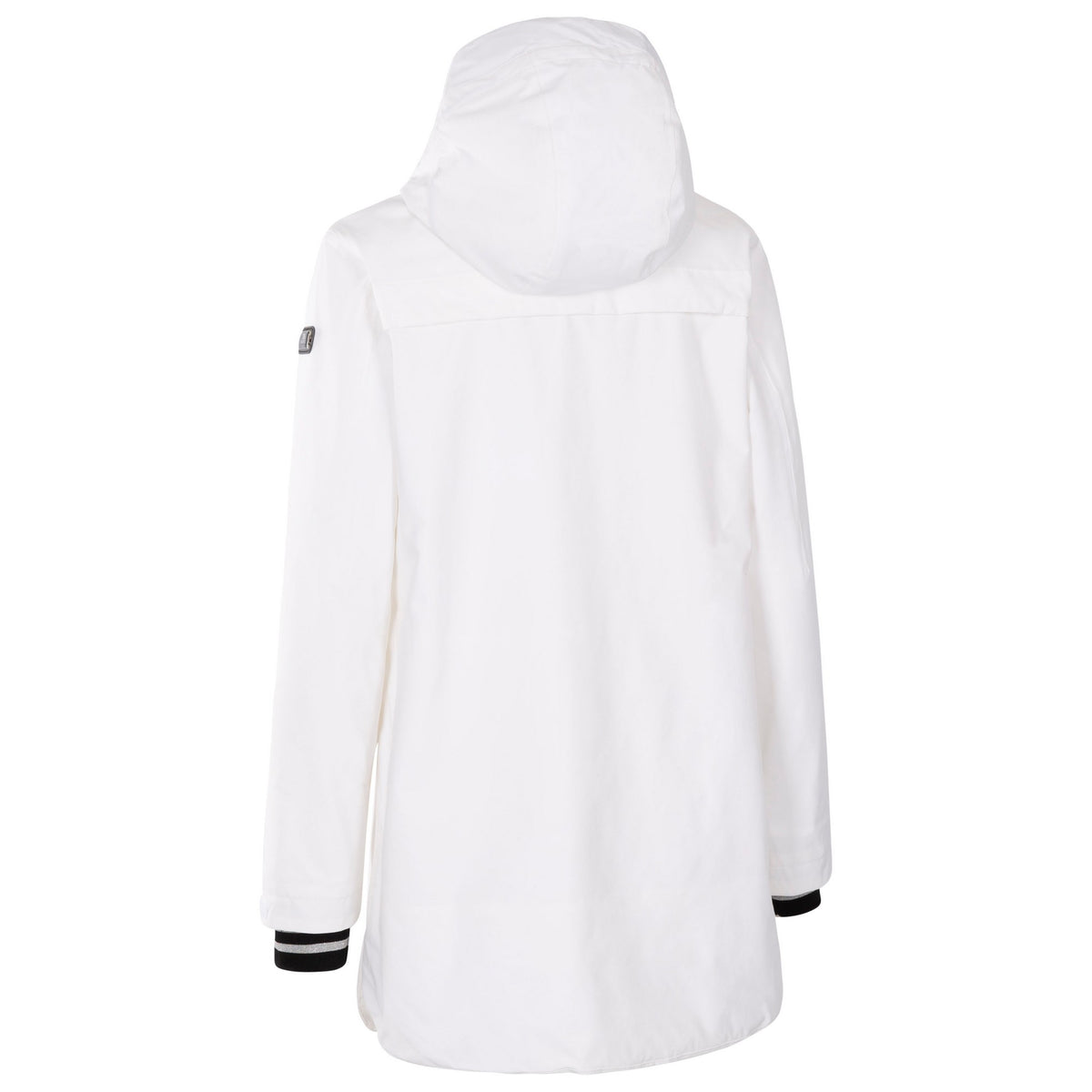 White - Back - Trespass Womens-Ladies Seabird Waterproof Jacket
