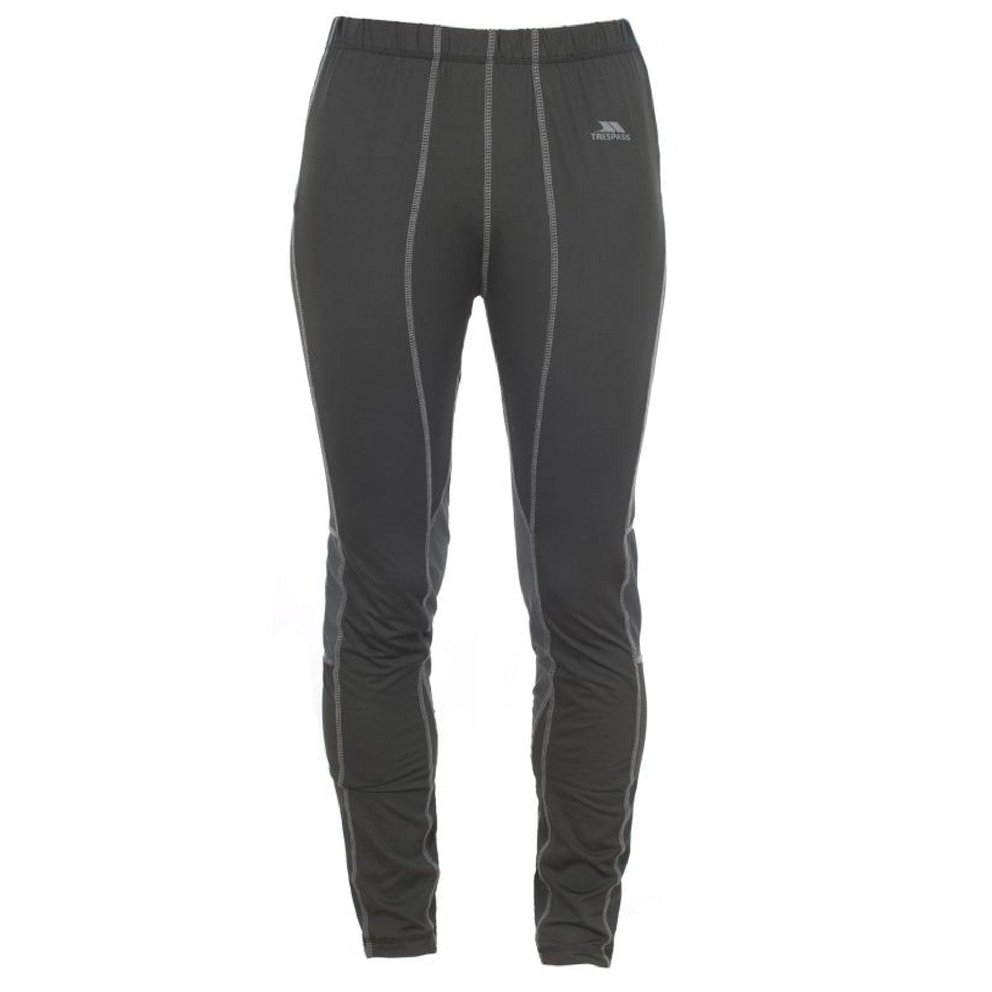 Black - Back - Trespass Womens-Ladies Redeem Baselayer Trousers-Bottoms