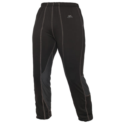 Black - Front - Trespass Womens-Ladies Redeem Baselayer Trousers-Bottoms