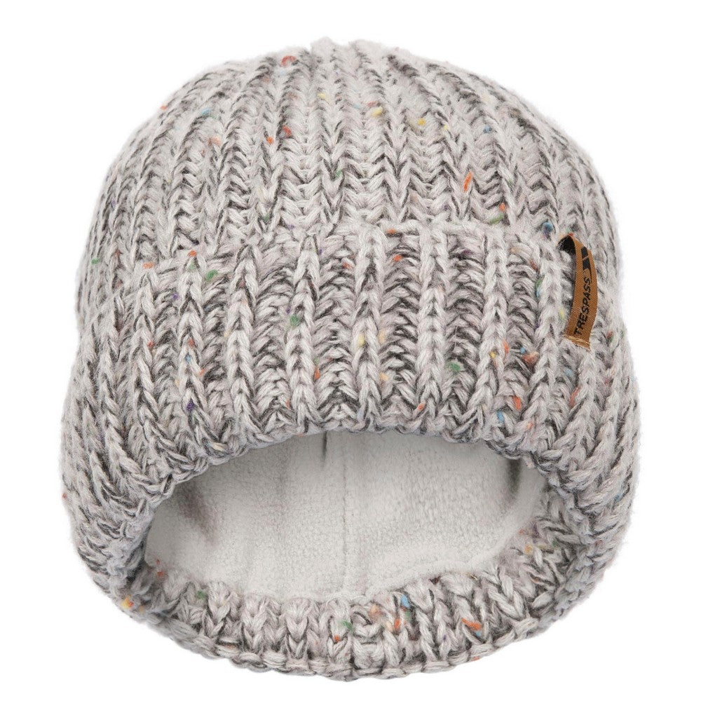 Pale Grey - Front - Trespass Unisex Adult Drifter Beanie