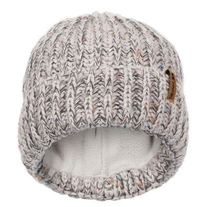 Pale Grey - Front - Trespass Unisex Adult Drifter Beanie