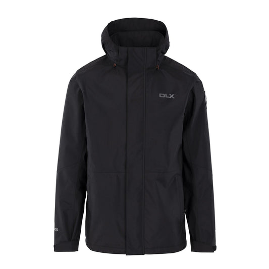 Black - Front - Trespass Mens DLX Cyril Waterproof Jacket