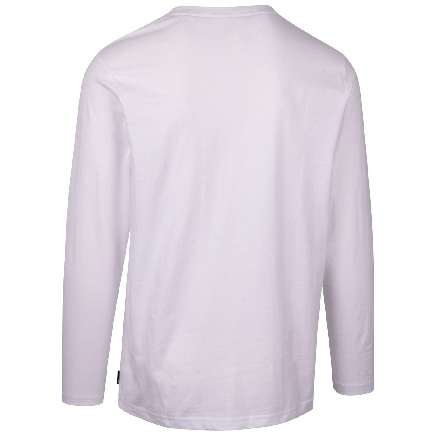 White - Back - Trespass Mens Chira Printed Long-Sleeved T-Shirt