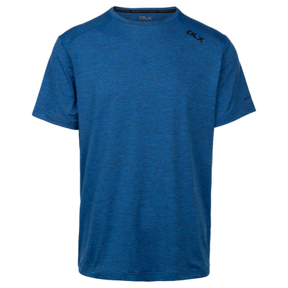 Blue Marl - Front - Trespass Mens Doyle DLX Marl T-Shirt