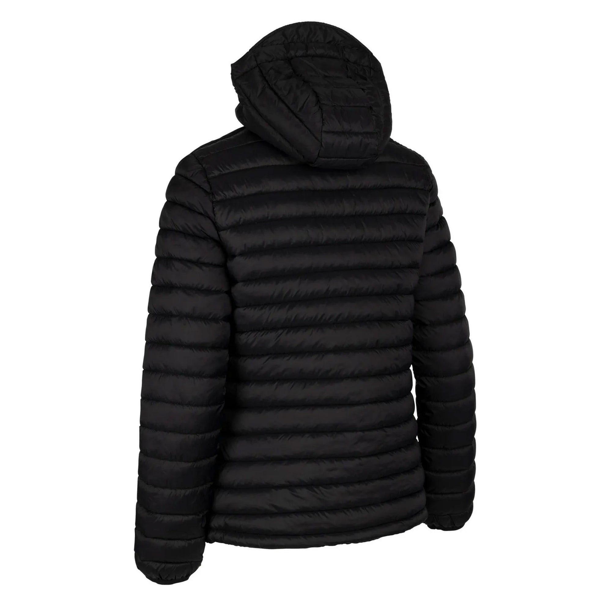 Black - Back - Trespass Womens-Ladies Lenka Hooded Padded Jacket
