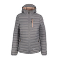 Platinum - Front - Trespass Womens-Ladies Lenka Hooded Padded Jacket