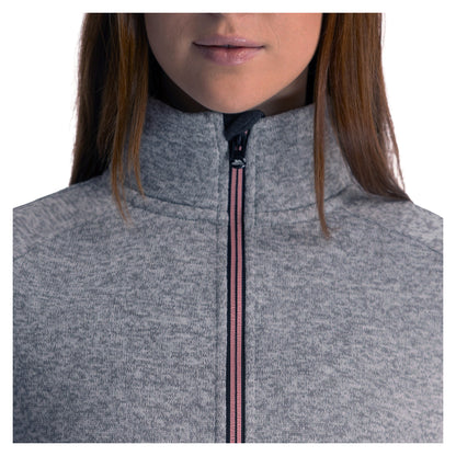 Grey Marl - Side - Trespass Womens-Ladies Toddy AT200 Fleece Jacket