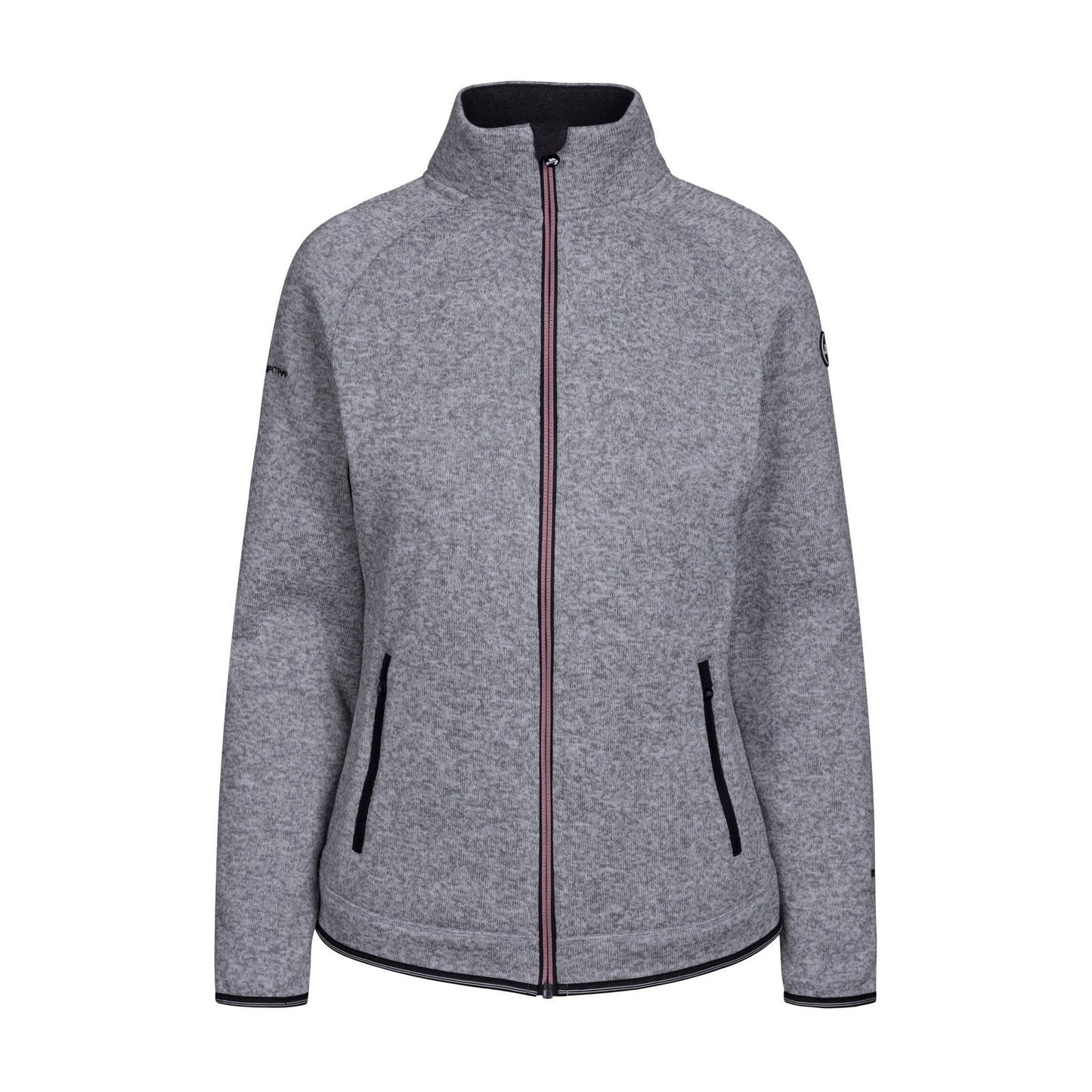 Grey Marl - Front - Trespass Womens-Ladies Toddy AT200 Fleece Jacket