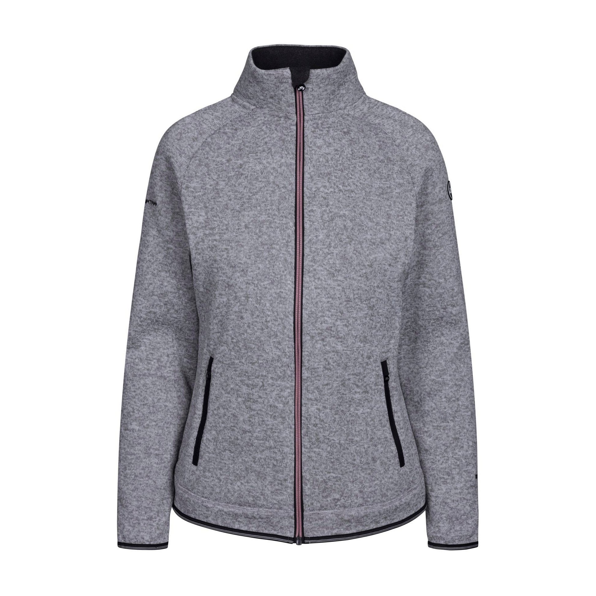 Grey Marl - Front - Trespass Womens-Ladies Toddy AT200 Fleece Jacket