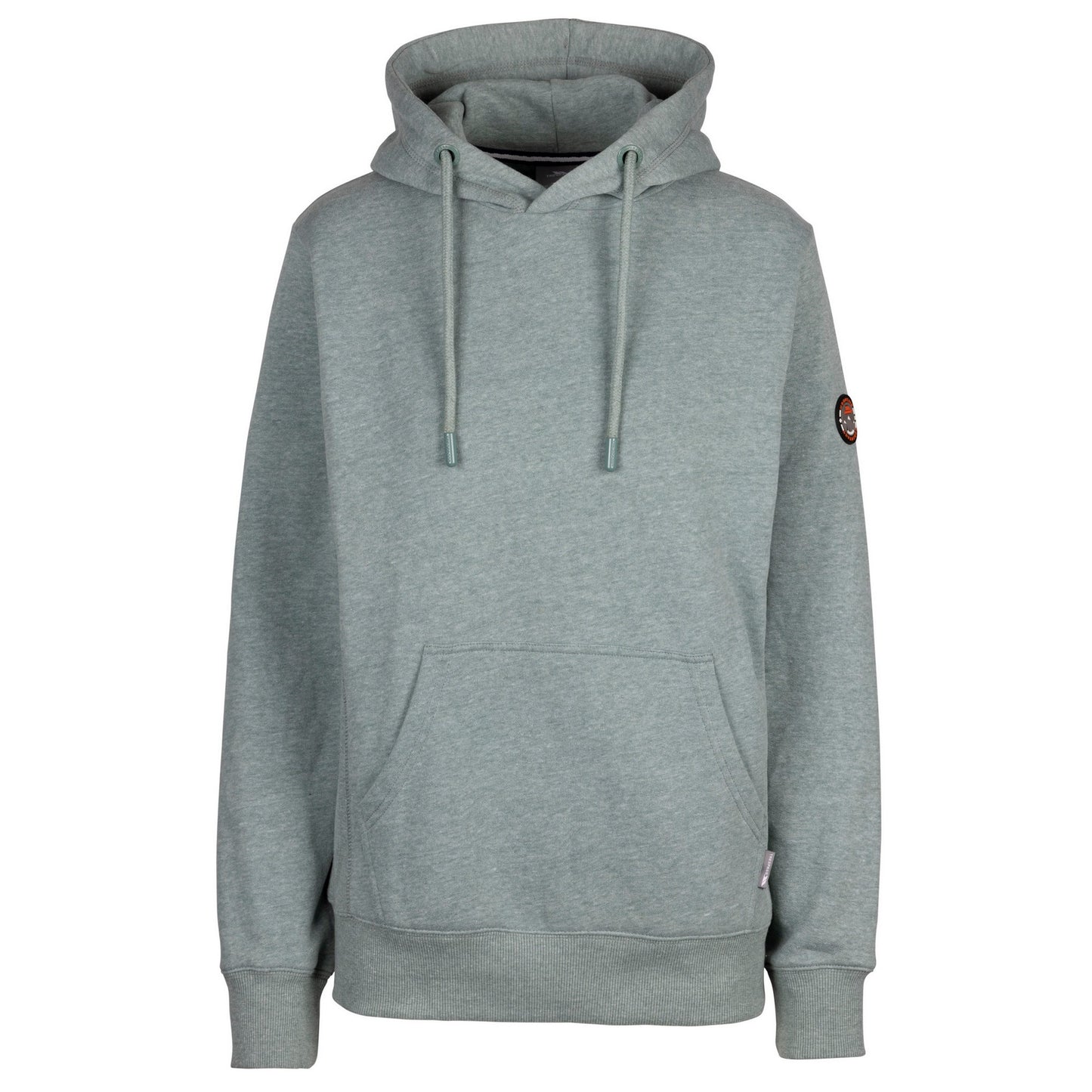 Teal Mist Marl - Front - Trespass Womens-Ladies Fang Hoodie