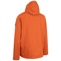 Burnt Orange - Back - Trespass Mens Montgomery DLX Waterproof Jacket