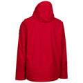 Red - Back - Trespass Mens Montgomery DLX Waterproof Jacket