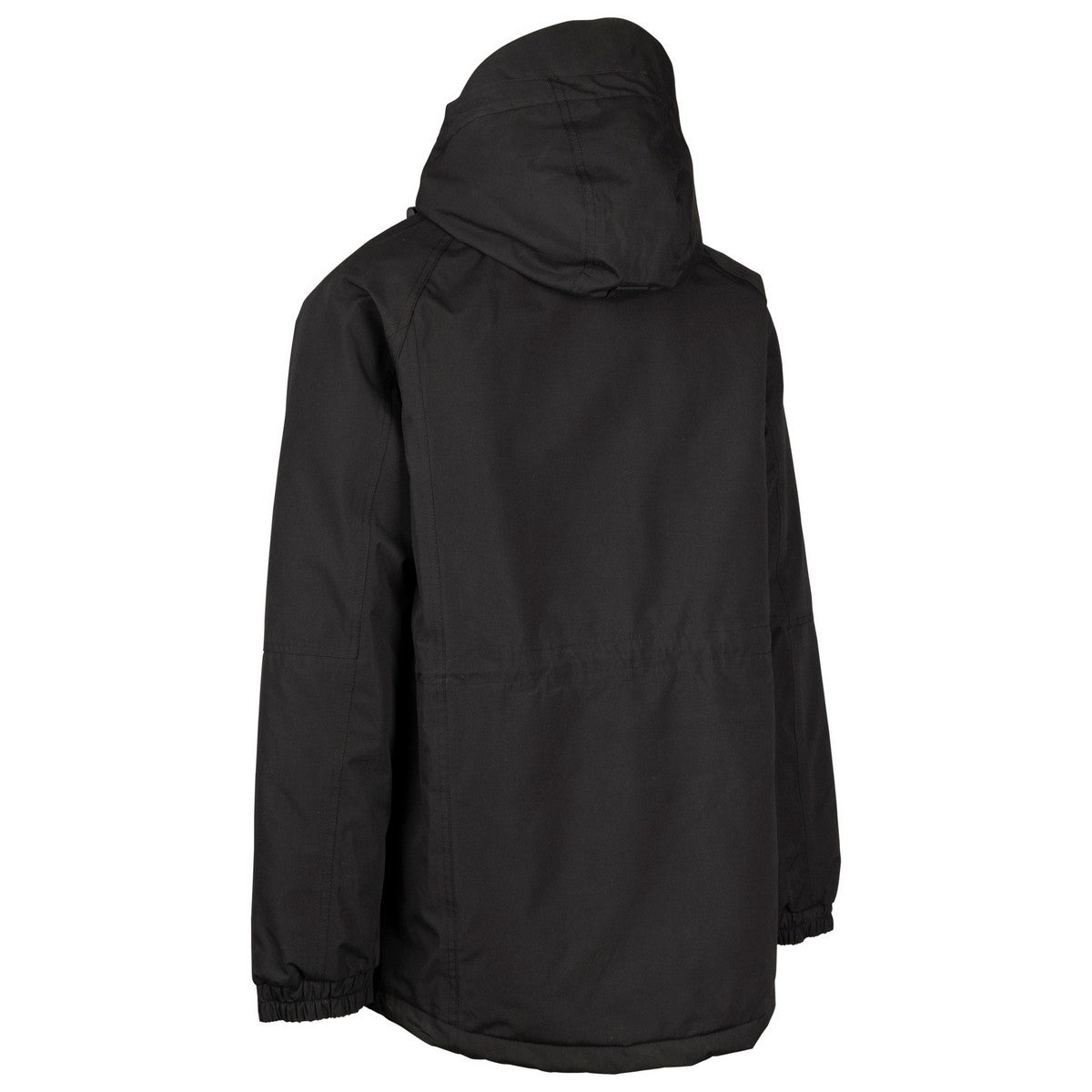 Black - Back - Trespass Mens TP50 Greinton Waterproof Jacket
