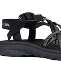 Black - Back - Trespass Womens-Ladies Vesta Crossover Strap Sandals