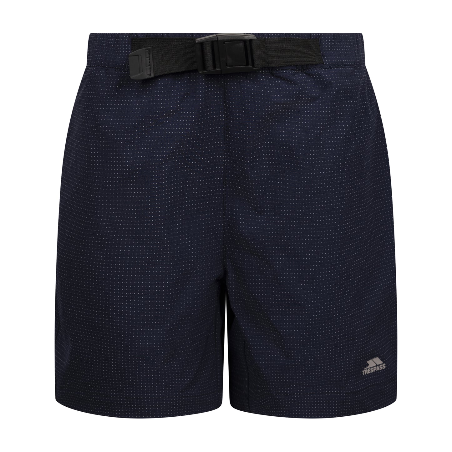 Navy - Front - Trespass Childrens-Kids Directory Shorts