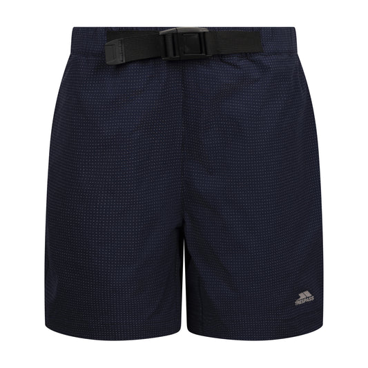Navy - Front - Trespass Childrens-Kids Directory Shorts