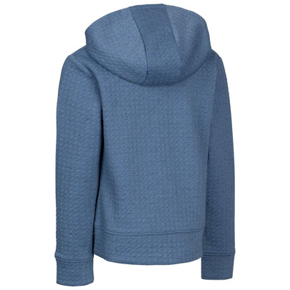 Denim Blue - Back - Trespass Girls Winnie Full Zip Hoodie