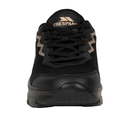 Black - Front - Trespass Womens-Ladies Ave Active Trainers