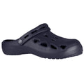 Navy - Back - Trespass Unisex Adult Charter Clogs