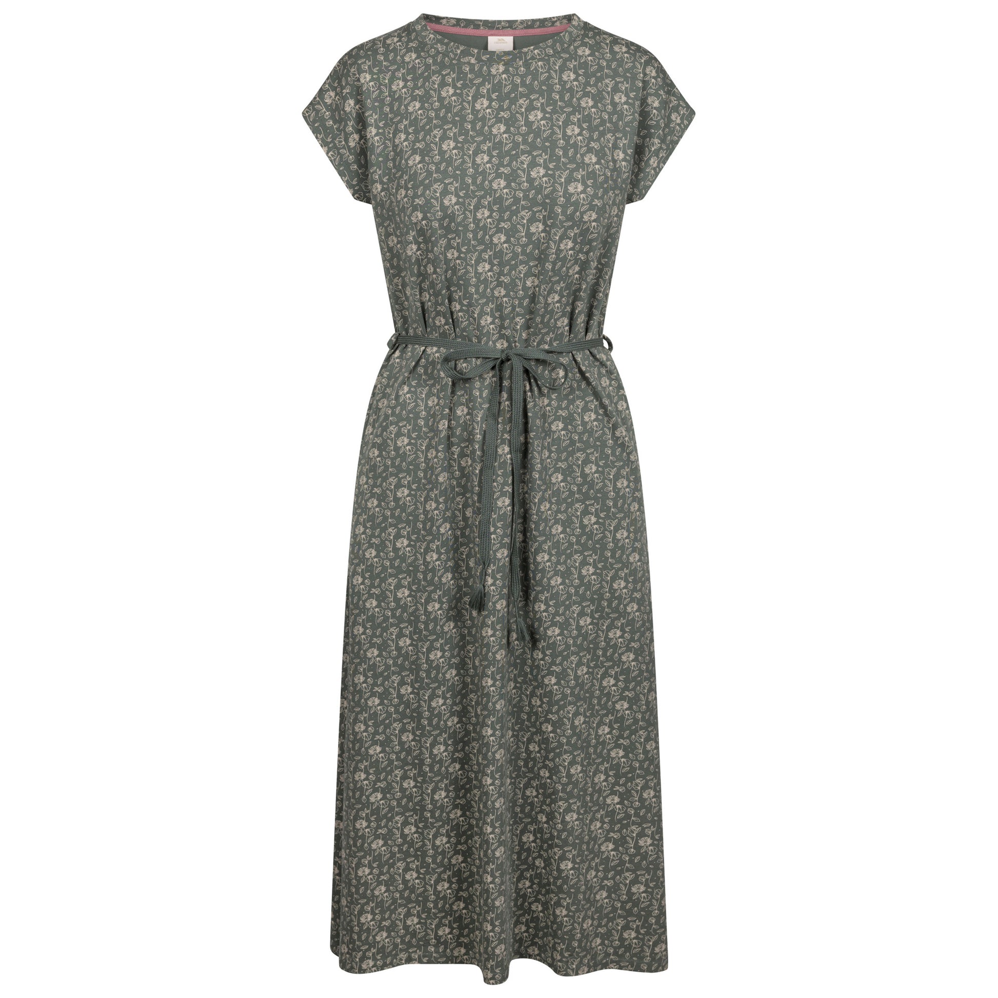 Green Willow - Front - Trespass Womens-Ladies Portia Flower Casual Dress