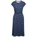 Navy - Front - Trespass Womens-Ladies Portia Flower Casual Dress