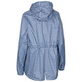 Navy Gingham - Back - Trespass Womens-Ladies Niggle TP75 Checked Waterproof Jacket