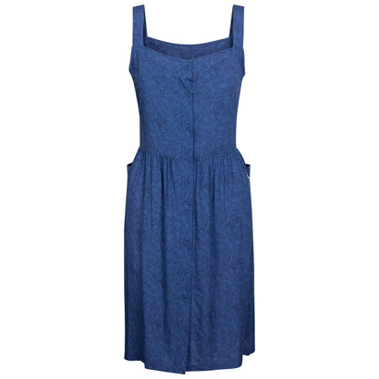 Navy - Front - Trespass Womens-Ladies Mita Casual Dress