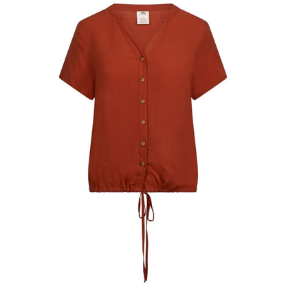 Burnt Sienna - Front - Trespass Womens-Ladies Beatrice Top