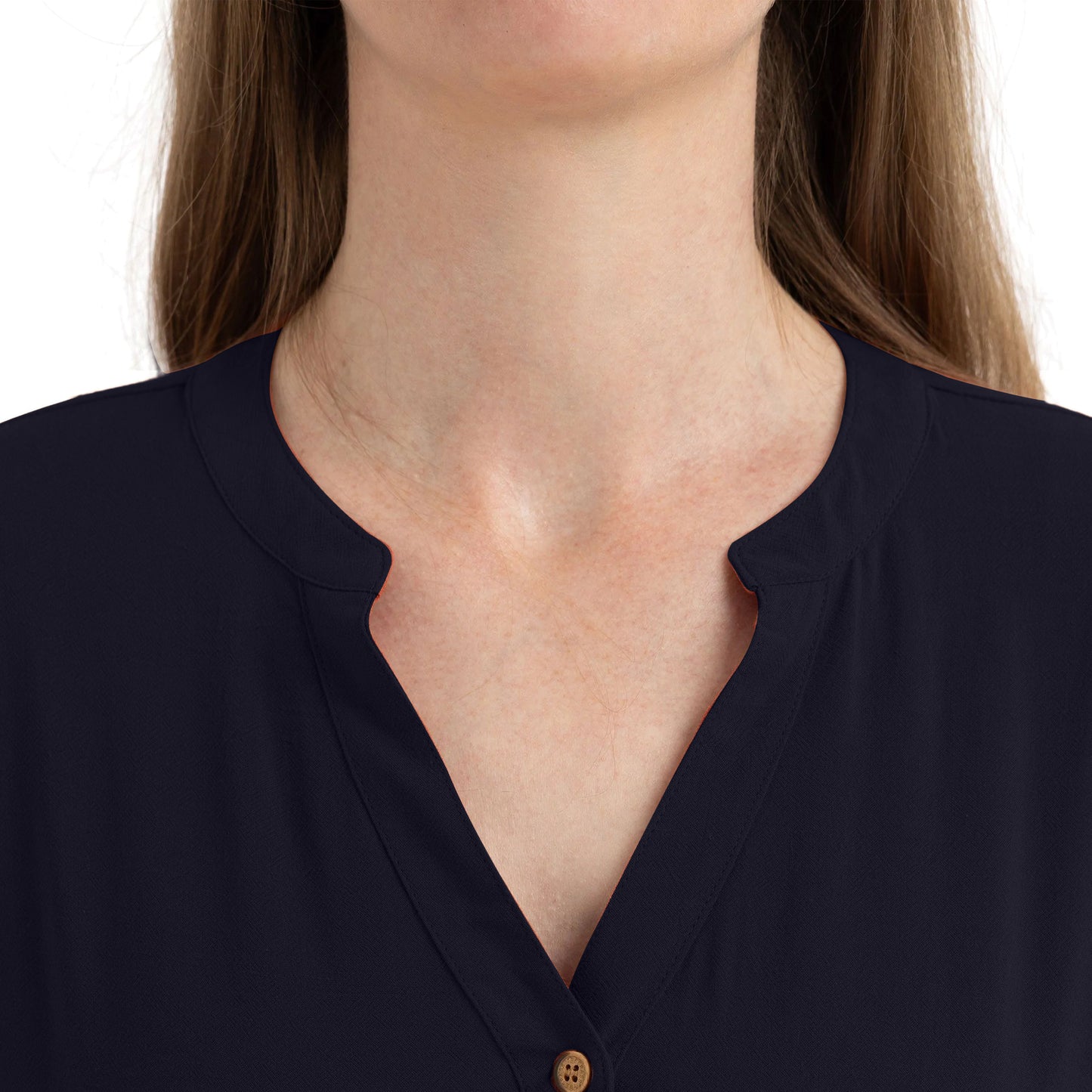 Navy - Pack Shot - Trespass Womens-Ladies Beatrice Top