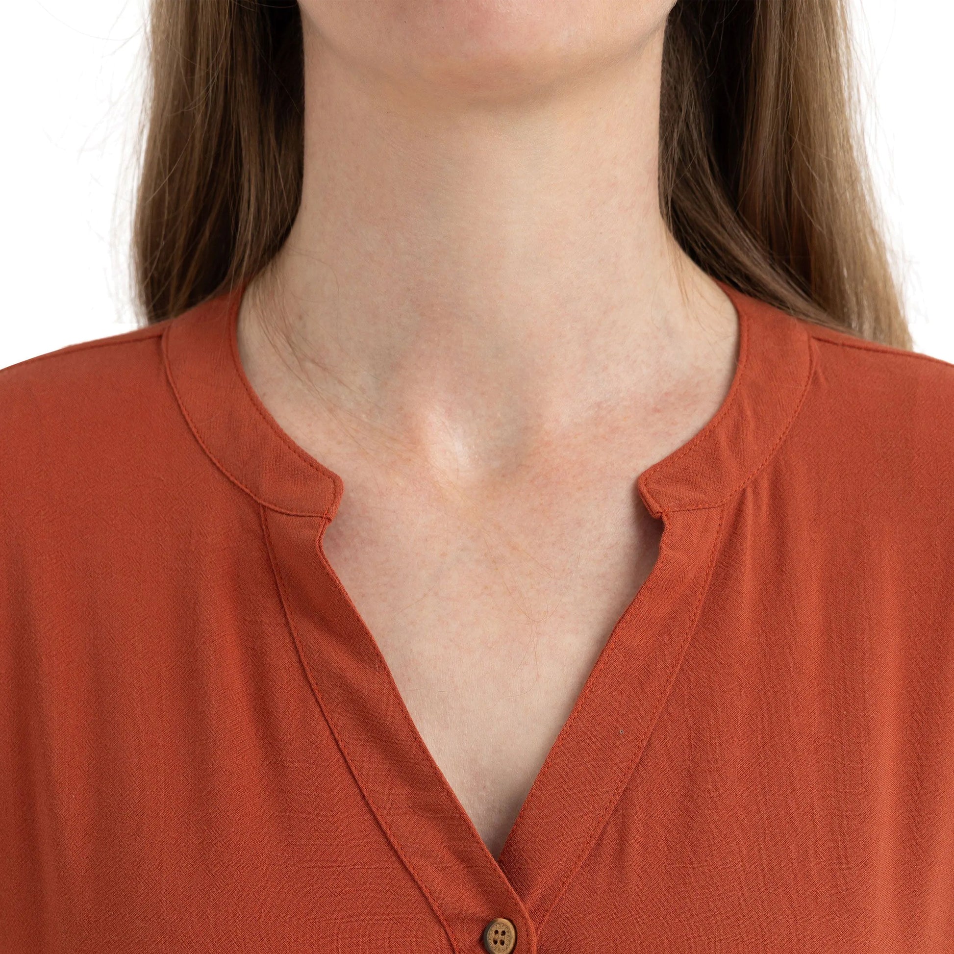 Burnt Sienna - Pack Shot - Trespass Womens-Ladies Beatrice Top