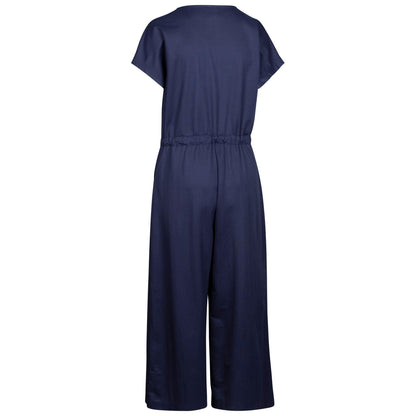 Navy - Back - Trespass Womens-Ladies Britanny Jumpsuit