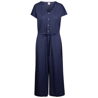 Navy - Front - Trespass Womens-Ladies Britanny Jumpsuit