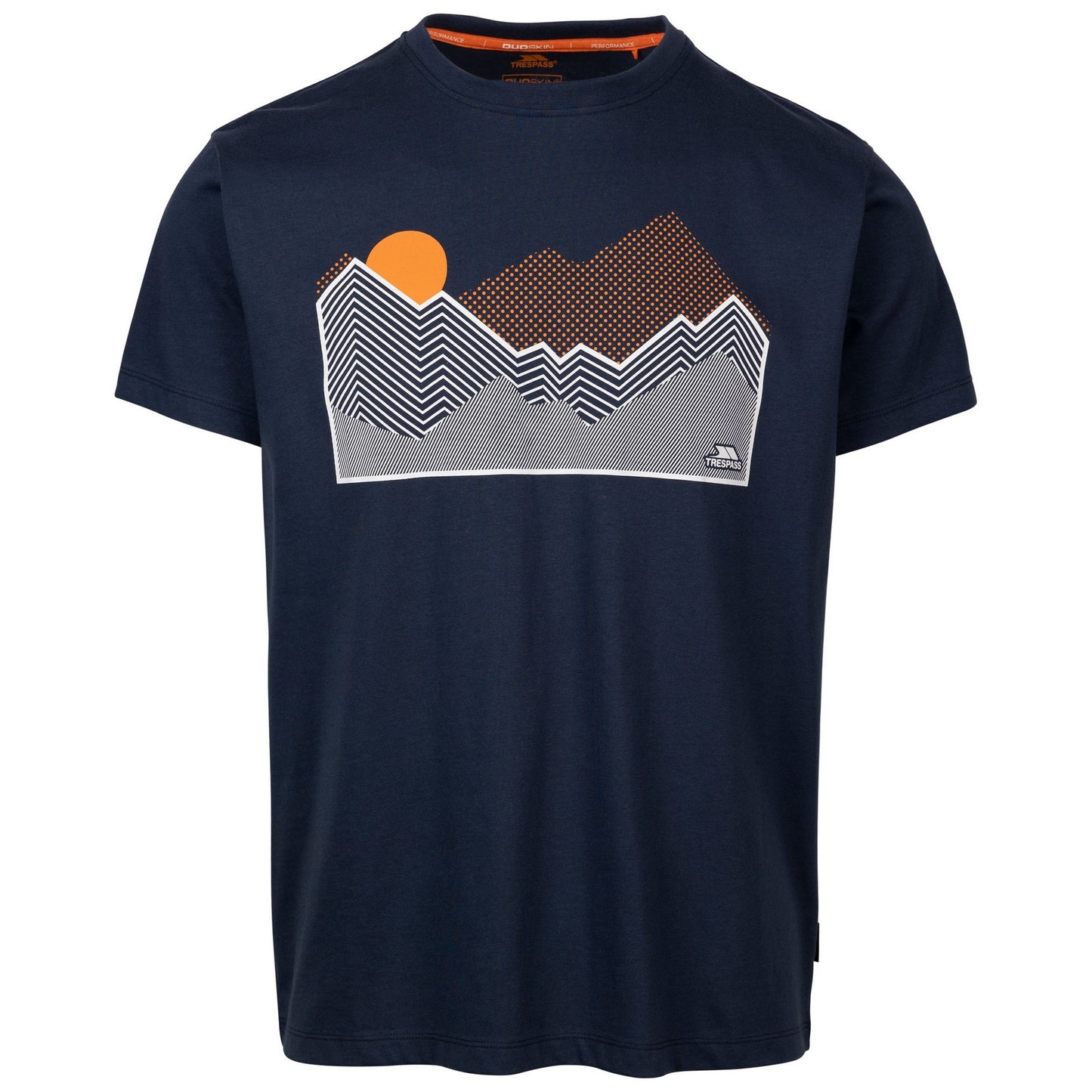 Navy - Front - Trespass Mens Lisab Printed T-Shirt