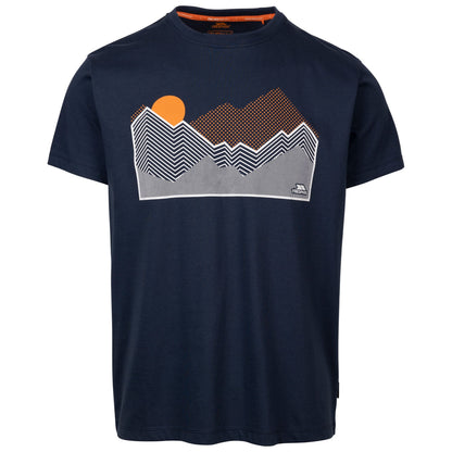 Navy - Front - Trespass Mens Lisab Printed T-Shirt