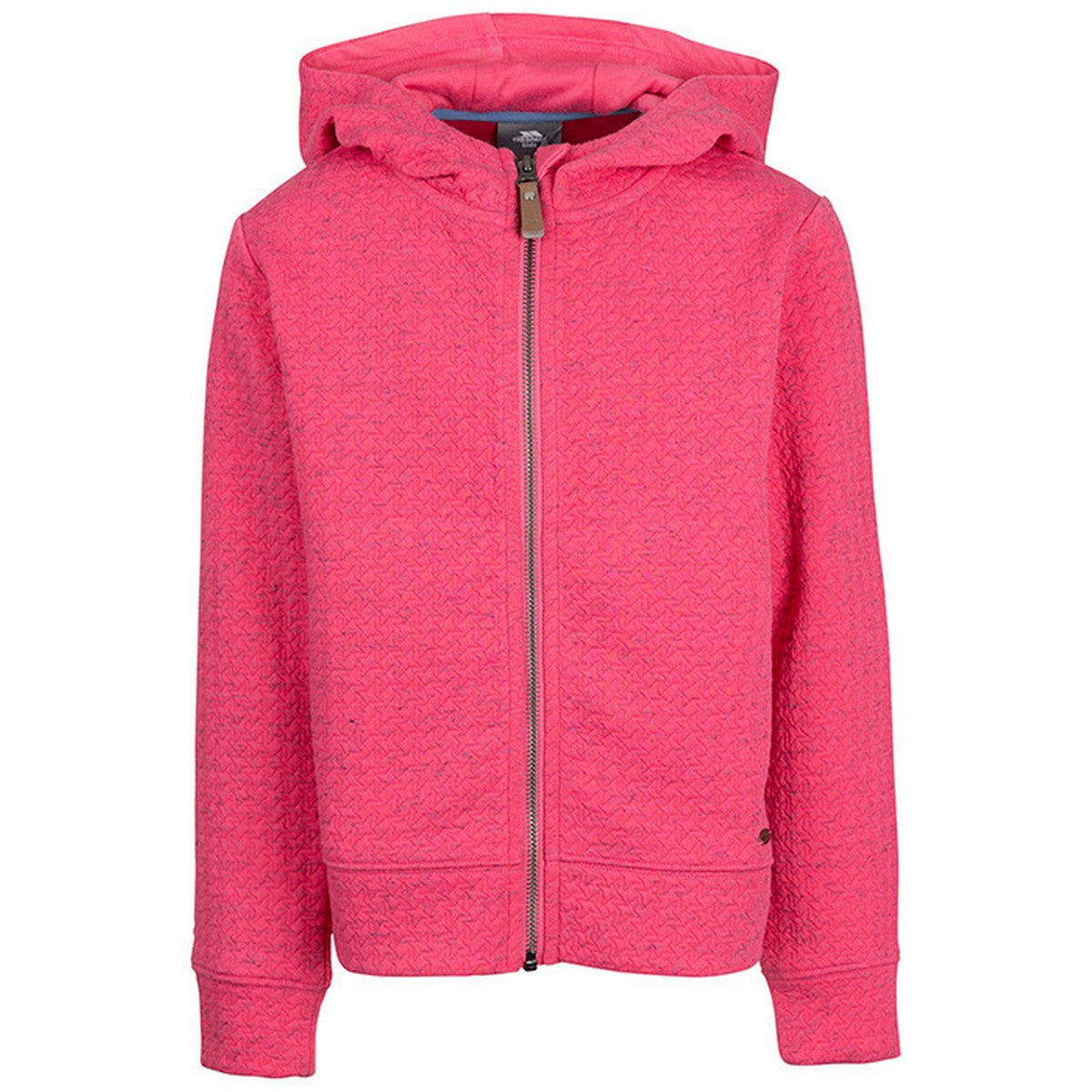 Pale Pink - Front - Trespass Childrens-Kids Winnie Marl Hoodie