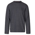 Dark Flint Marl - Front - Trespass Mens Calverley Sweatshirt