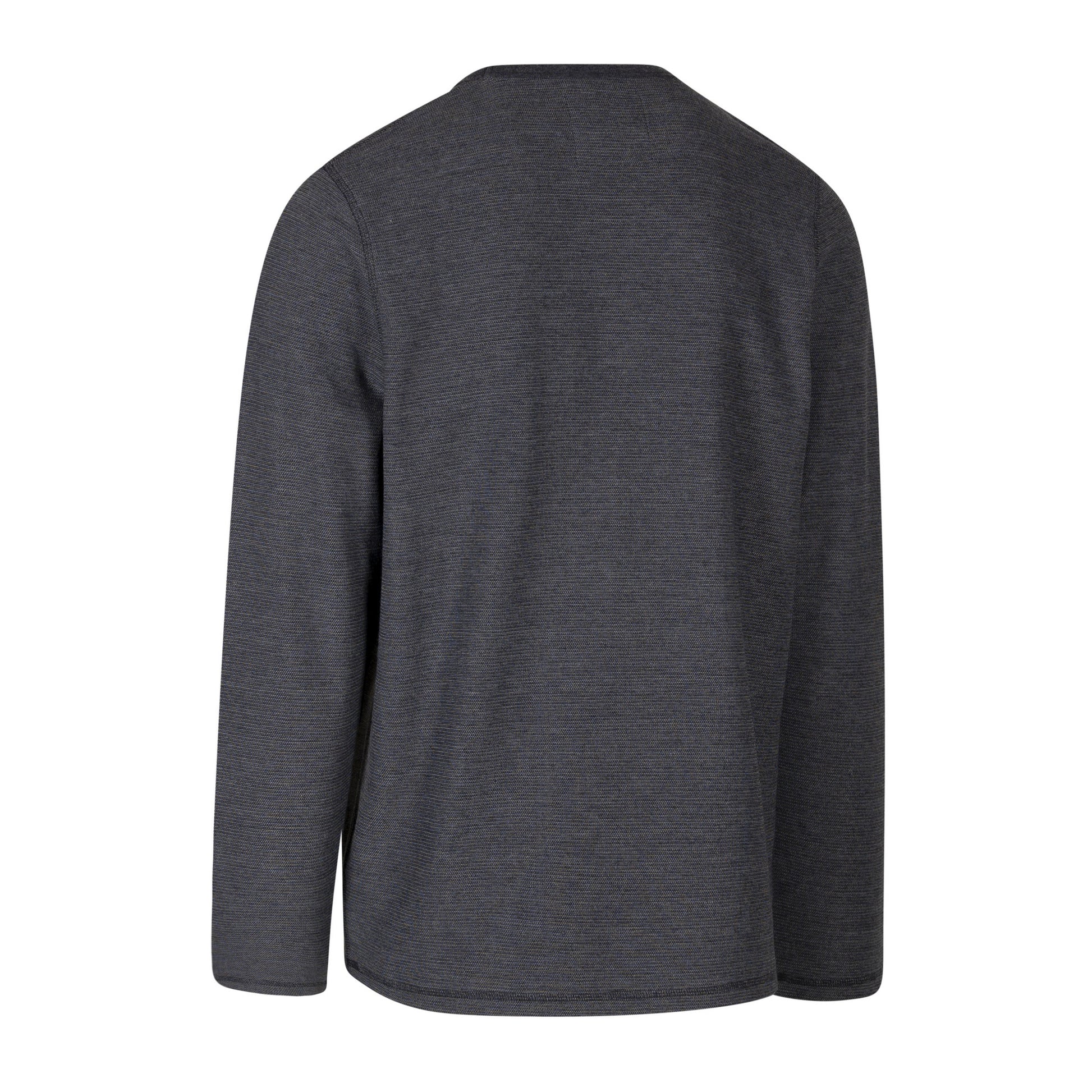 Dark Flint Marl - Back - Trespass Mens Calverley Sweatshirt