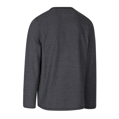 Dark Flint Marl - Back - Trespass Mens Calverley Sweatshirt