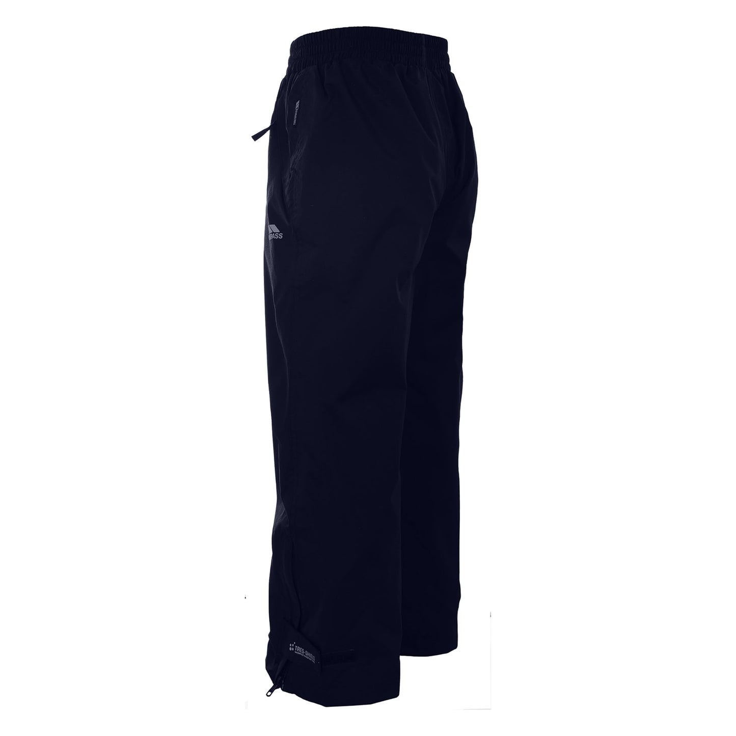 Navy - Side - Trespass Childrens-Kids Echo Waterproof Trousers