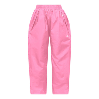 Sweet Pink - Front - Trespass Childrens-Kids Echo Waterproof Trousers