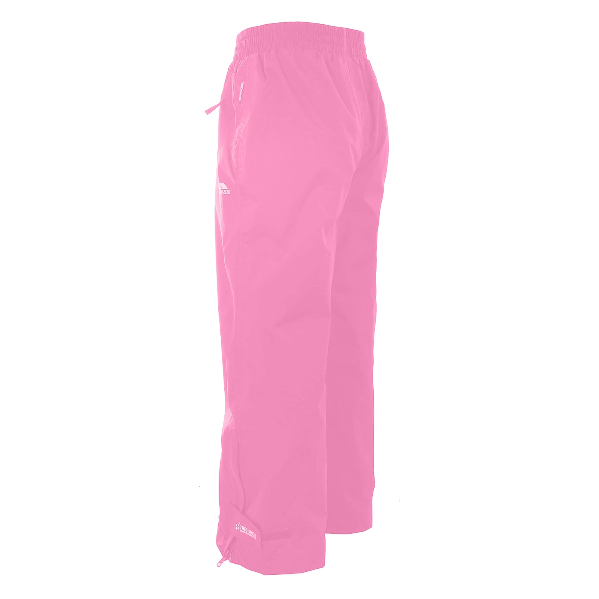 Sweet Pink - Side - Trespass Childrens-Kids Echo Waterproof Trousers
