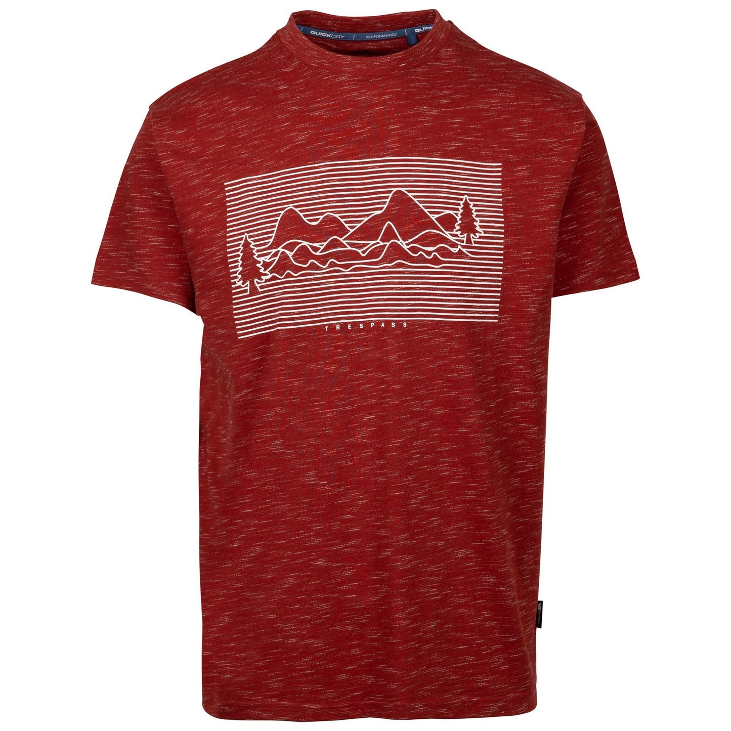 Salsa - Front - Trespass Mens Kalar Technical T-Shirt