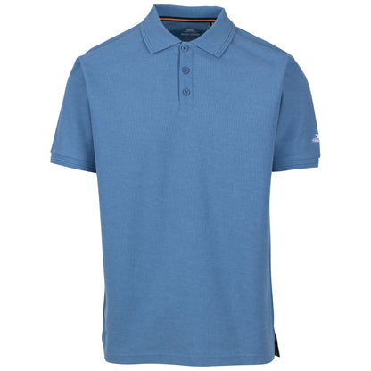 Denim Blue - Front - Trespass Mens Brave Polo Shirt