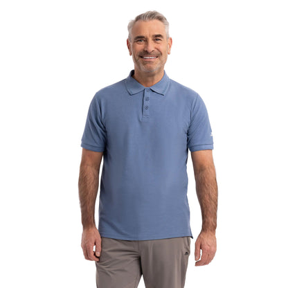 Denim Blue - Side - Trespass Mens Brave Polo Shirt