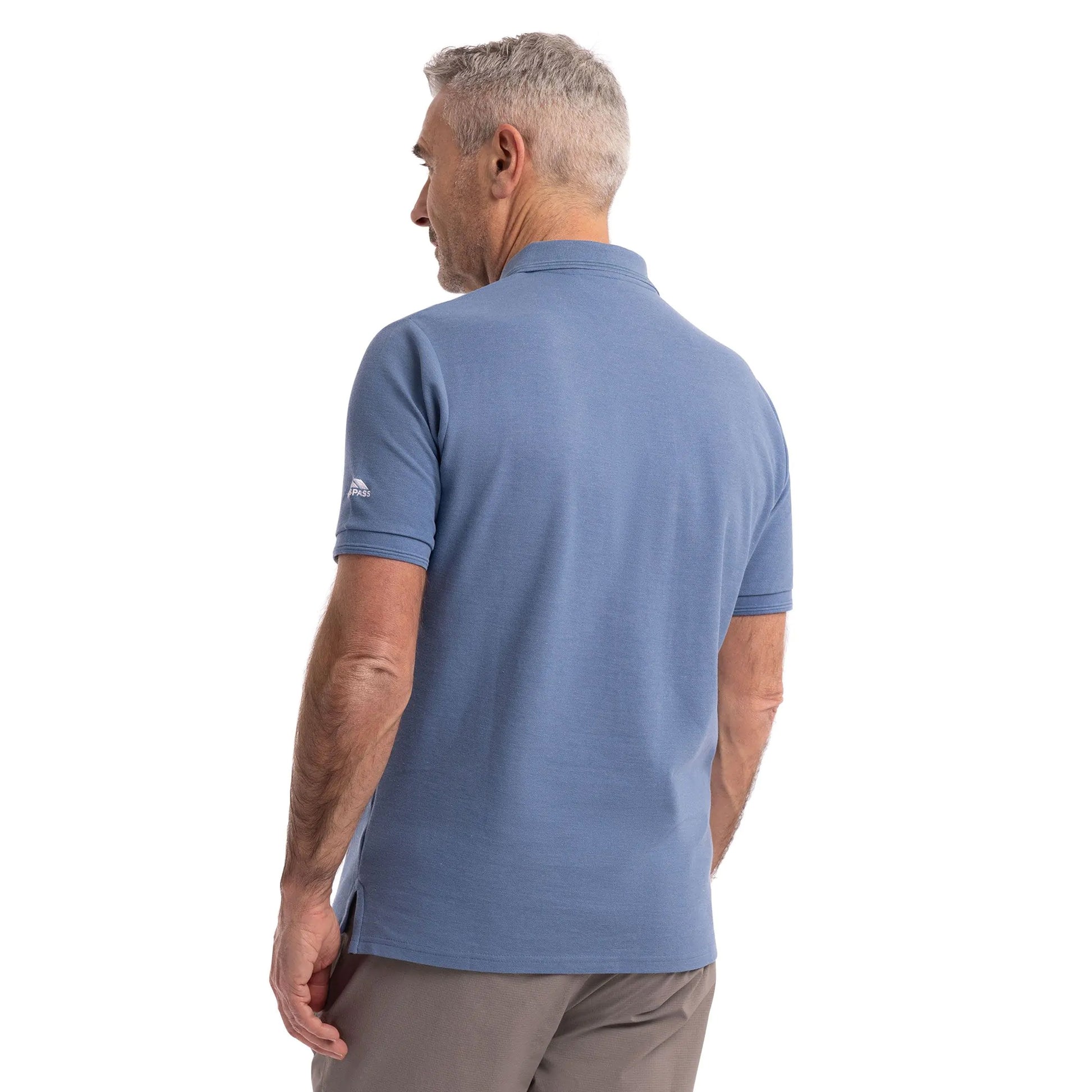 Denim Blue - Lifestyle - Trespass Mens Brave Polo Shirt