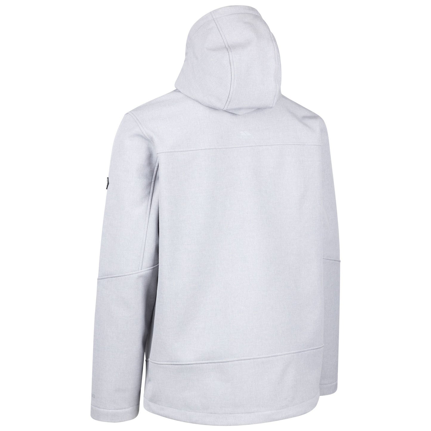 Platinum - Back - Trespass Mens Parmer TP75 Soft Shell Jacket