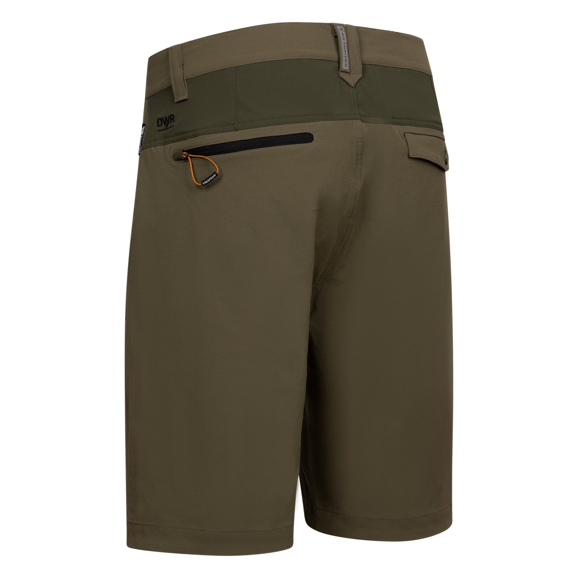 Marshland - Back - Trespass Mens Daars Casual Shorts