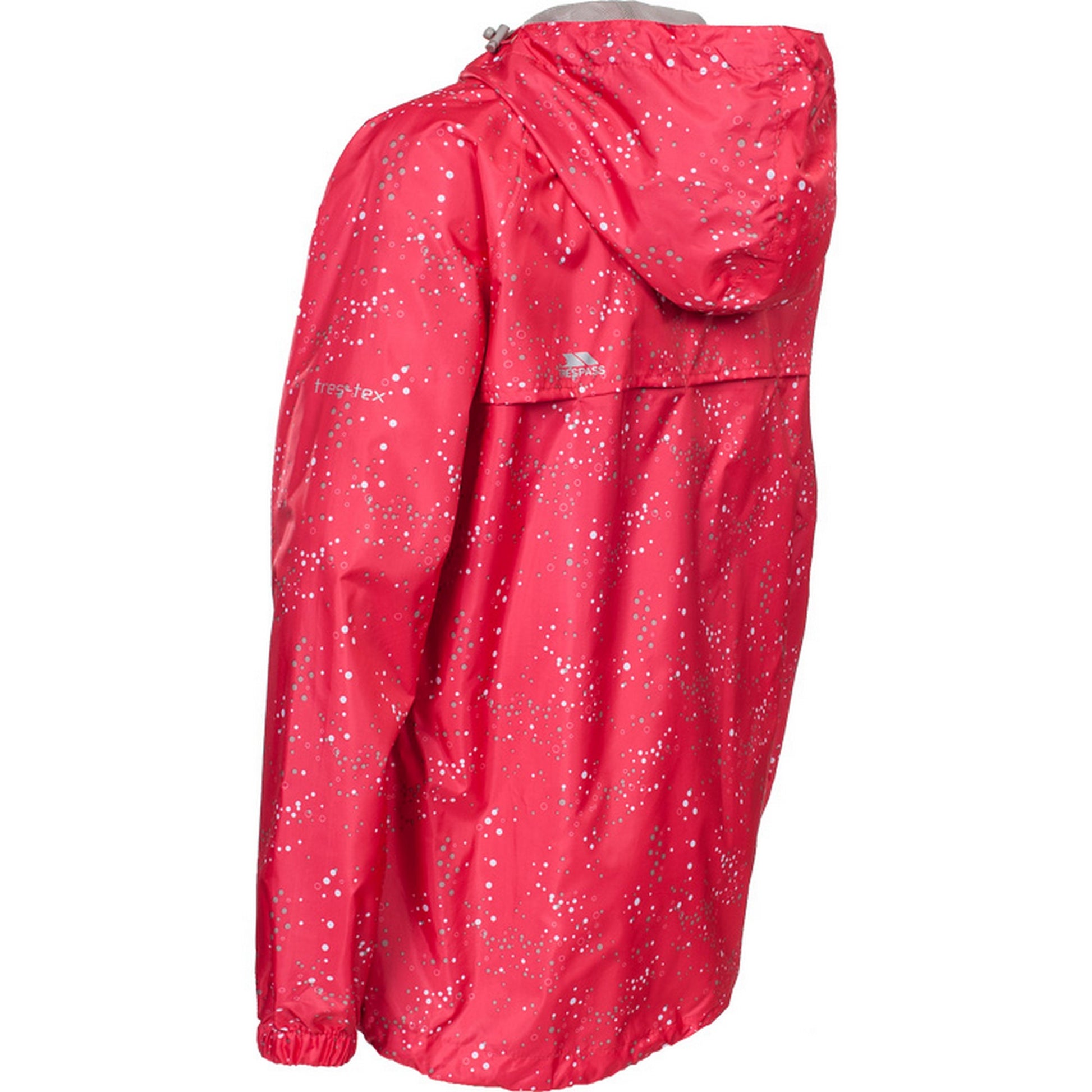 Coral Blush - Back - Trespass Womens-Ladies Indulge TP75 Packaway Jacket