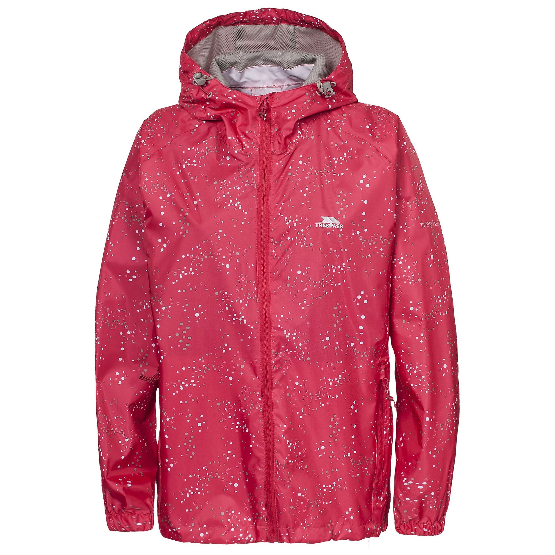 Coral Blush - Front - Trespass Womens-Ladies Indulge TP75 Packaway Jacket